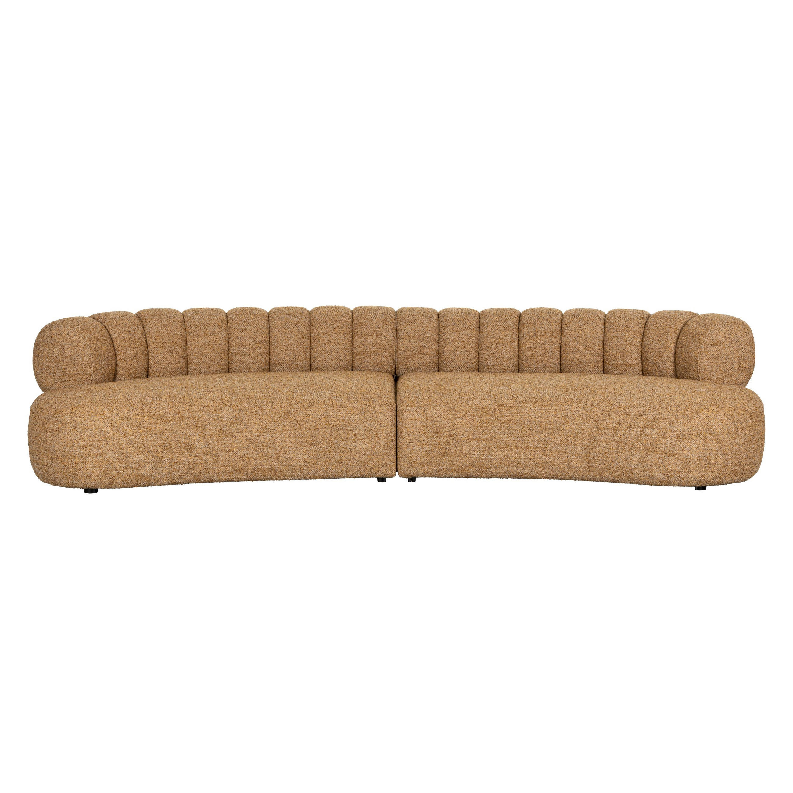 SOFA 4,5-SITZER Duvane Braun - Braun, Kunststoff (310/68/114cm) - Dutchbone
