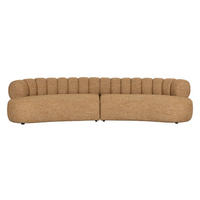 SOFA 4,5-SITZER Duvane Braun - Braun, Kunststoff (310/68/114cm) - Dutchbone