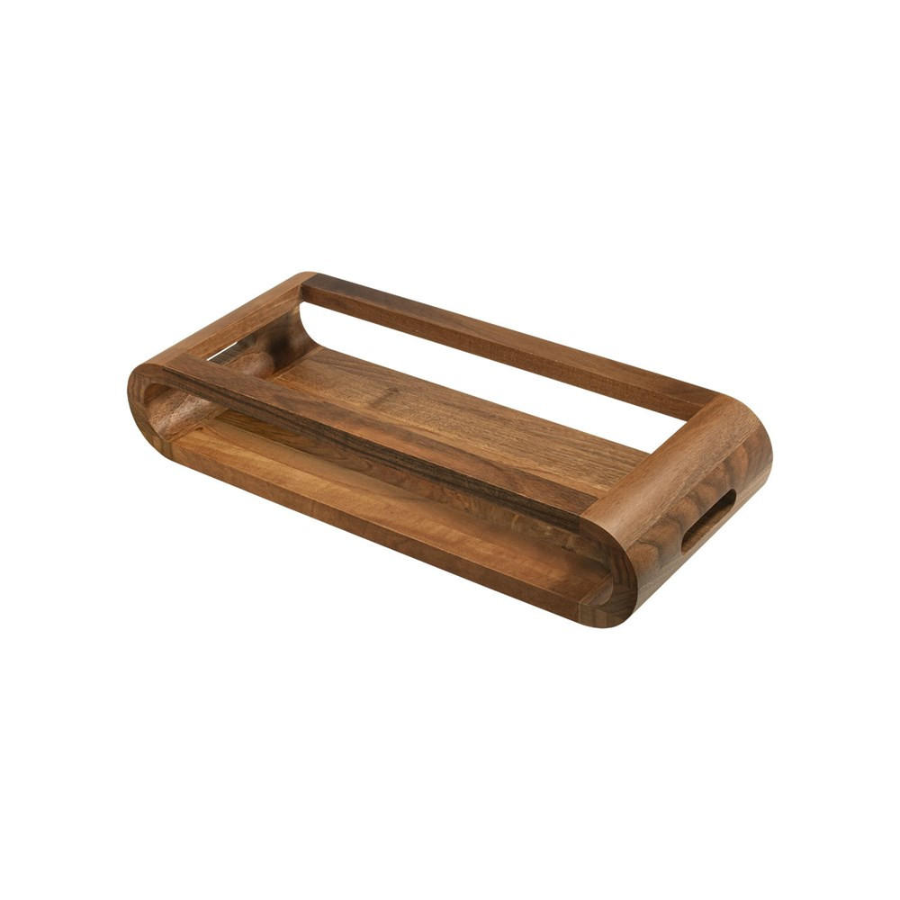 TABLETT Braun 37/15/7 cm ALVASDPWL - Braun, Holz (15/7/37cm) - ArteLegno