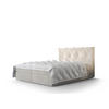 BOXBETT ALTEA 140x200, mit Matratze H3 und Topper, Monolith 02 - Creme, Holz/Kunststoff (140/200cm) - Bedante