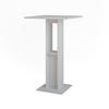 BARTISCH Repose Weiß 65 x 65 cm - Weiß, Holzwerkstoff (65/65/106cm) - Vicco