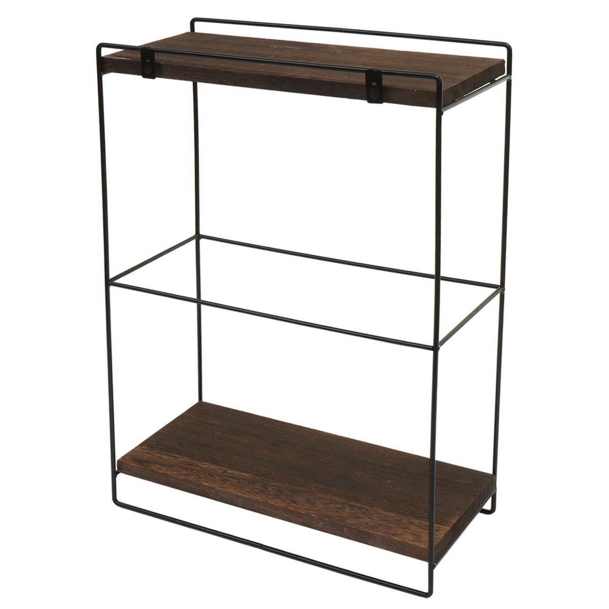 STENSKA POLICA Rjava - rjava, les (35/50/17cm) - MCW