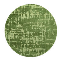 TEPPICH Perrier's Green Structures 240/240 cm - Grün, Textil (240/240cm) - Louis De Poortere