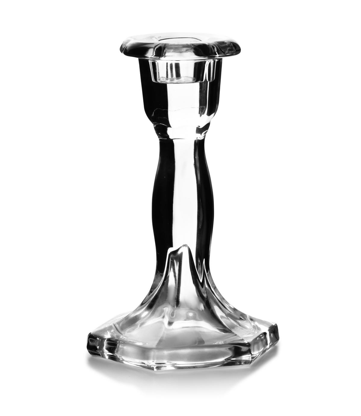 KERZENHALTER Patricia Transparent 10/10/15.5 cm Glas - Transparent, Glas (10/15.5/10cm) - Mondex
