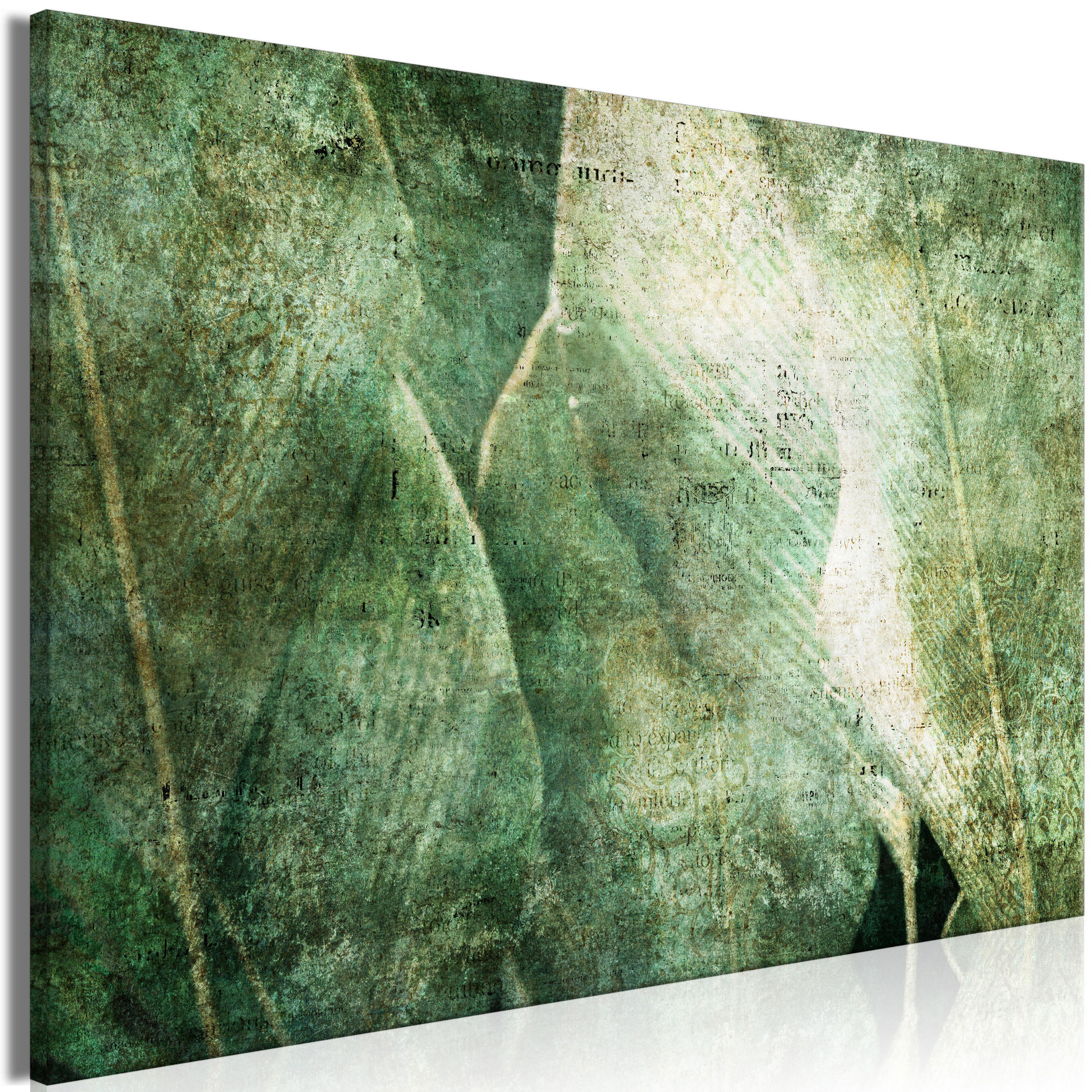 KUNSTDRUCK Grün 120/80 cm - Grün, Textil (120/80cm) - KUNSTLOFT