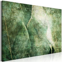 KUNSTDRUCK Grün 120/80 cm - Grün, Textil (120/80cm) - KUNSTLOFT