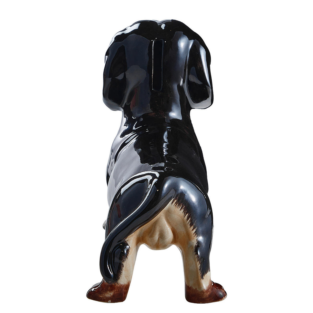 SPARDOSE Bodo Dackel - Braun, Keramik (25/17/9cm) - Butlers