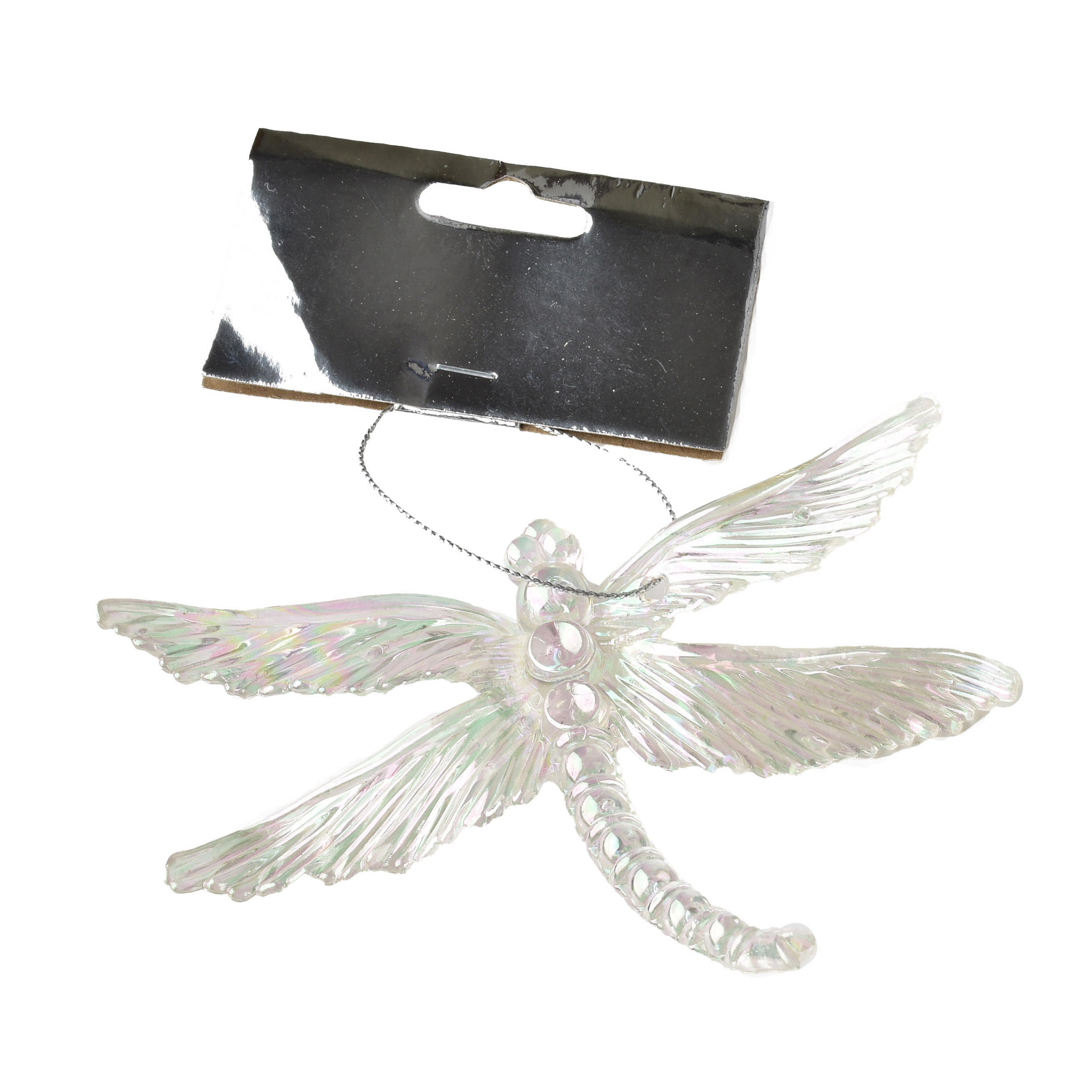 CHRISTBAUMANHÄNGER Santa Lila Transparent 4x10x13 cm Kunststoff - Transparent, Kunststoff (10/13/4cm) - Mondex