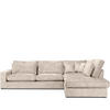 ECKSOFA RECHTS IMPERA Modern 4/5 Sitzer, Creme - Creme, Textil (314/224cm) - KONSIMO®