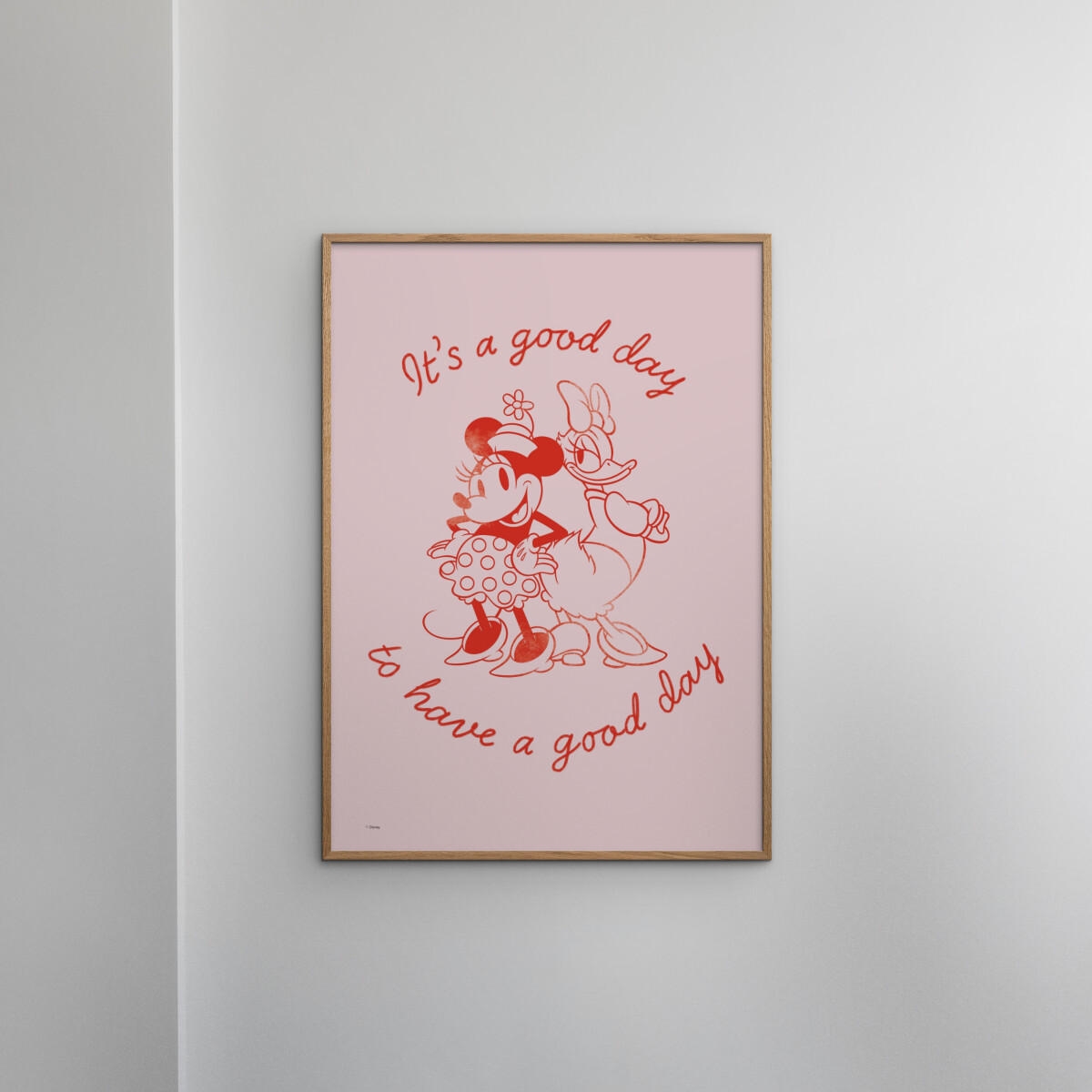 POSTER Disney - It's a Good Day to Have a Good Day - Pink, Papier (70/100/0.1cm) - Poster&Frame