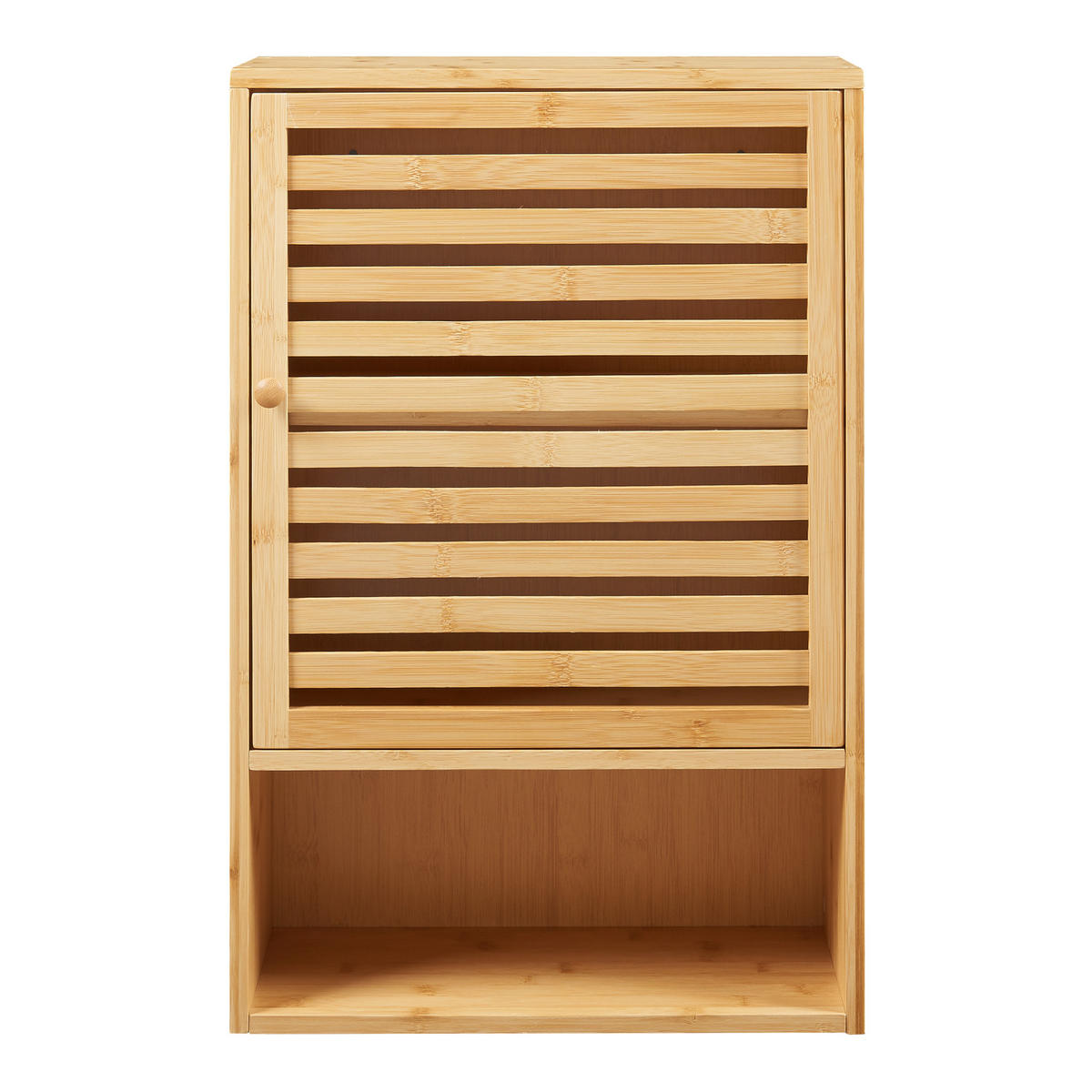 BAD-HÄNGESCHRANK Gjesdal - Naturfarben, Holz (40/60/20cm) - [en.casa]