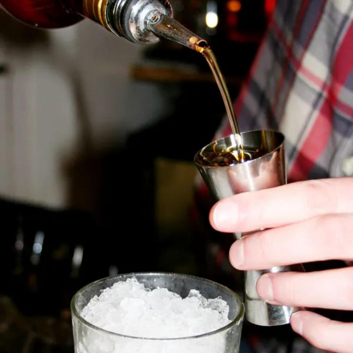 MESSBECHER Cocktail, Edelstahl, 30/50 ml - Silberfarben, Metall (4.2/8.8/4.2cm) - ich-zapfe