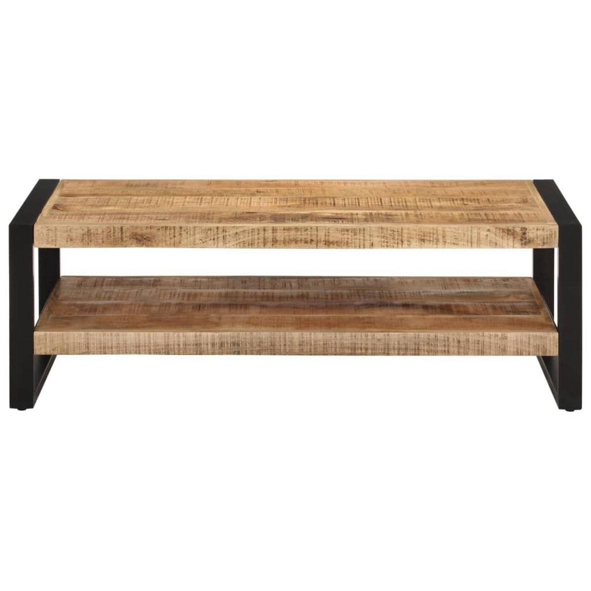 COUCHTISCH 120x55x40 cm Massivholz Mango - Braun, Holzwerkstoff (55/120/40cm) - furnicato