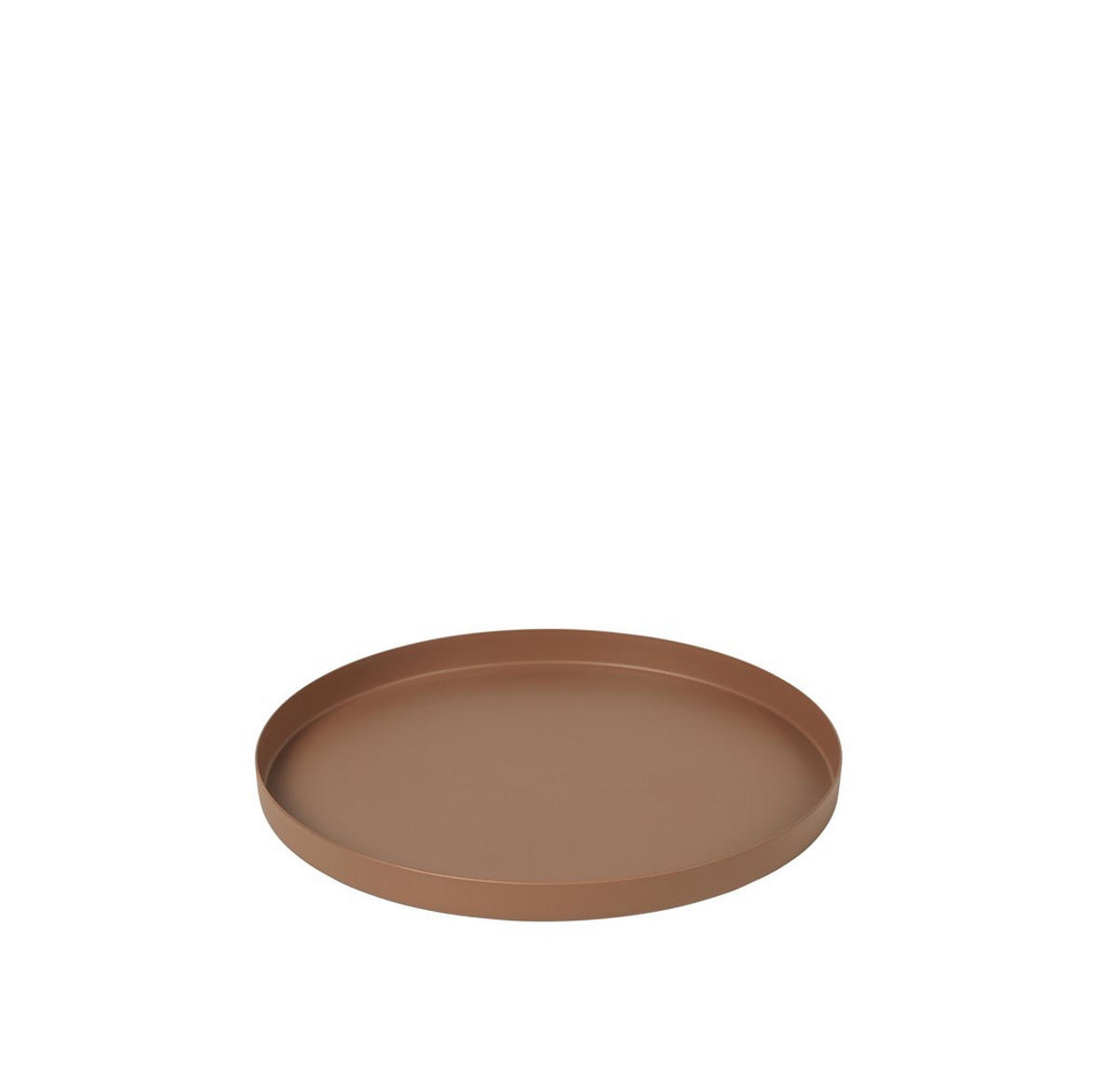 DEKOTABLETT Donna Ø22 cm - Braun, Metall (1.5cm) - Broste Copenhagen