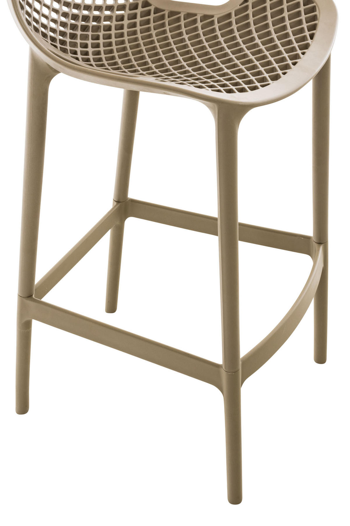 BARHOCKER 2er Set Kunststoff schlamm - Schlammfarben, Kunststoff (45/105/53cm) - CLP