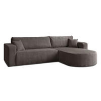 ECKSOFA SOPRANO mit Schlafunktion und Stauraum POSO 04 - Hellbraun, Textil (271/175cm) - Lookway