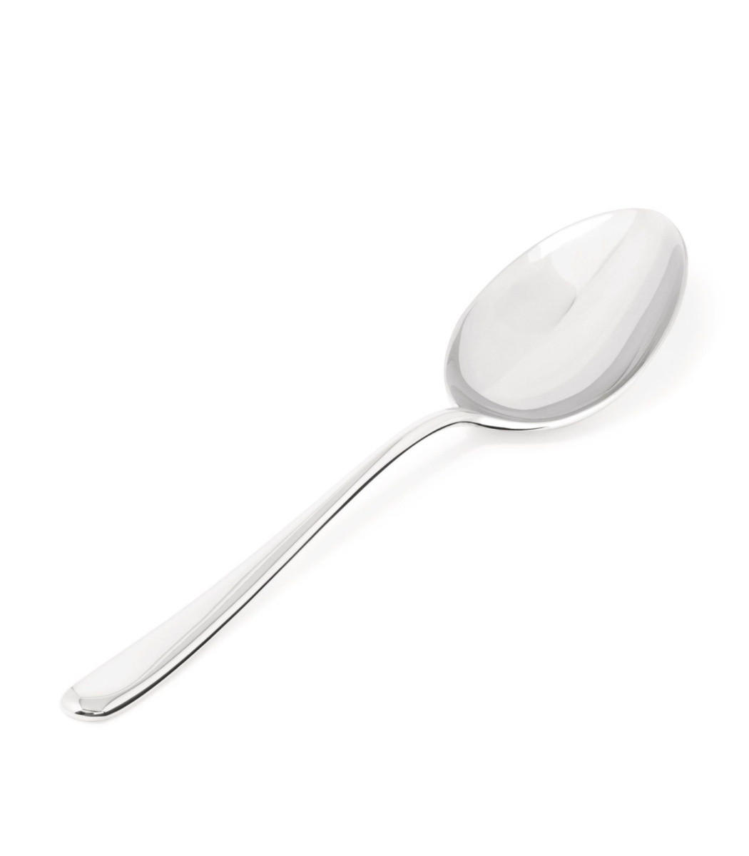SERVIERLÖFFEL Caccia - LCD01/11 - von Luigi Caccia Dominioni - Silberfarben, Metall (25cm) - Alessi