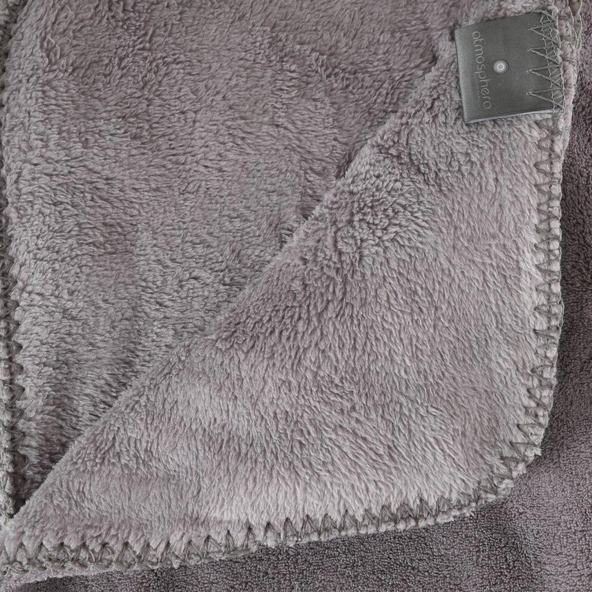FLEECEDECKE 180 - Hellgrau, Textil (180/230cm) - Atmosphera Createur d´interieur