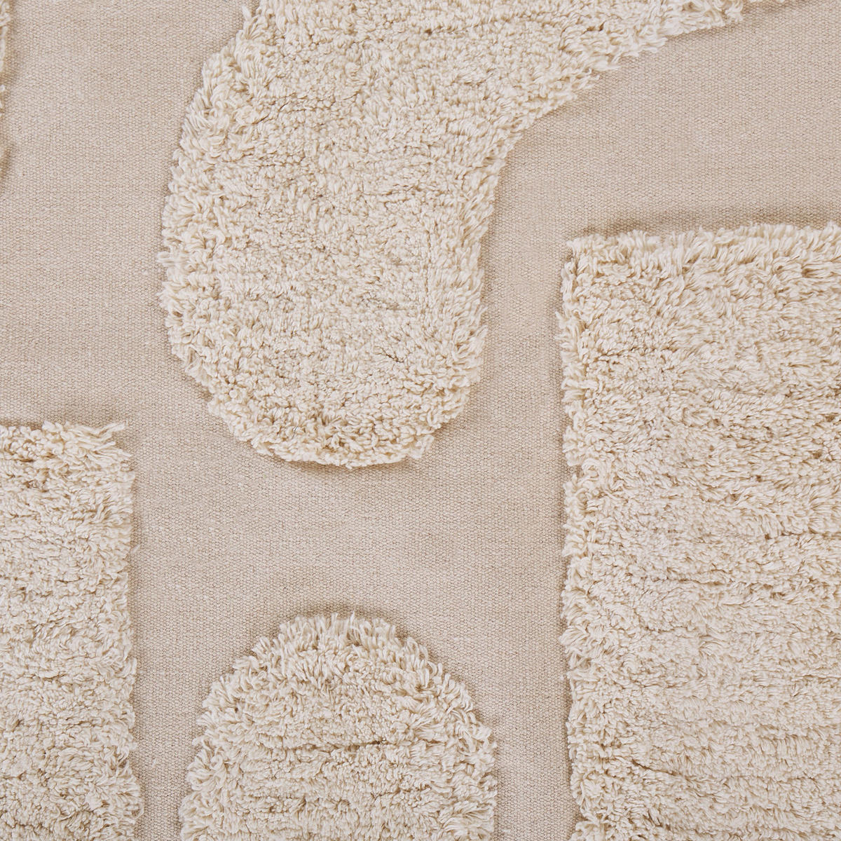 KURZFLOR-TEPPICH Diyadin 200/140 cm - Beige, Textil (140/200cm) - Beliani