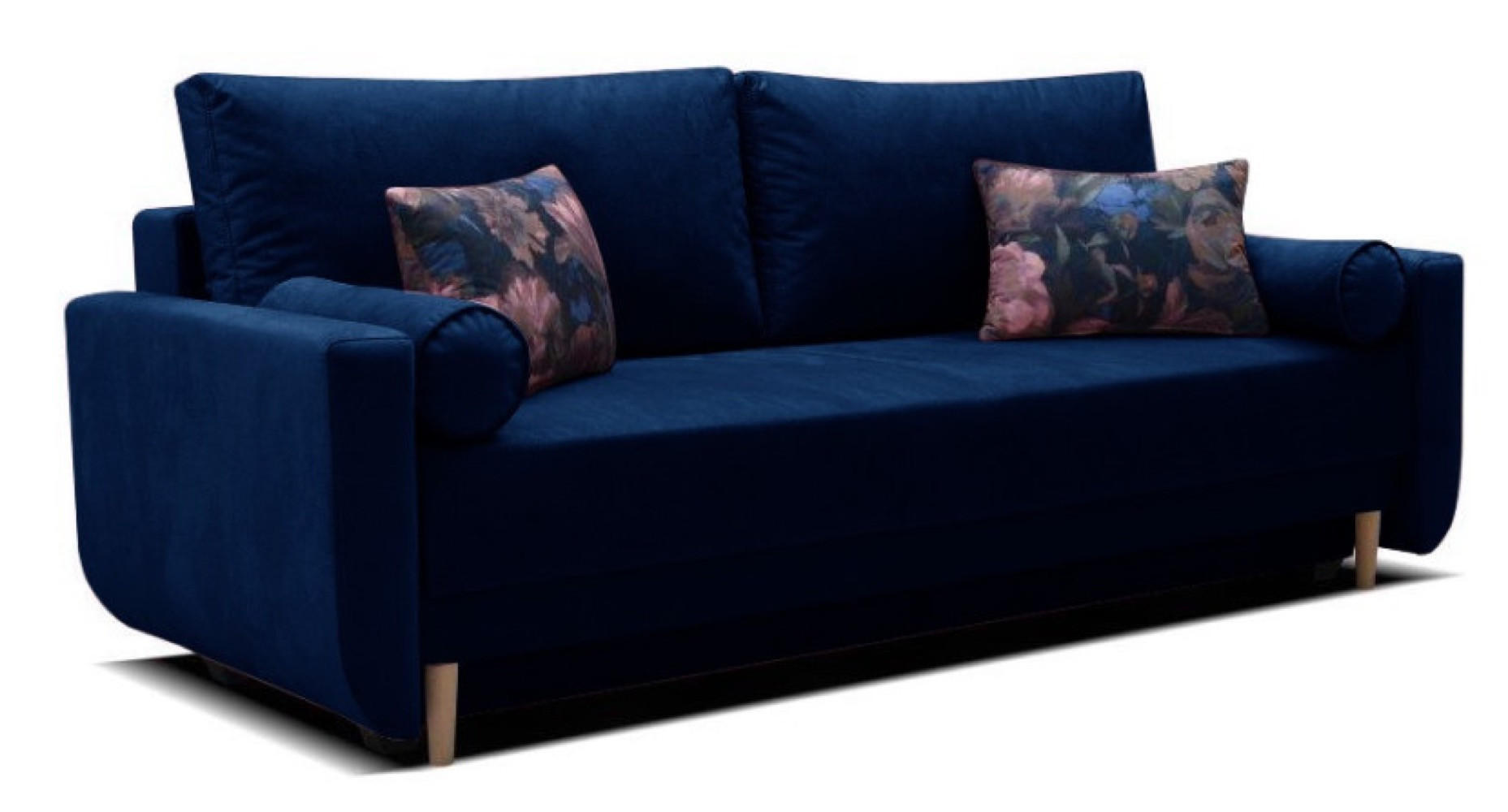 SOFA Blau Timon Ausziehbar - Blau, Textil (215/92/92cm) - Sepro Meble