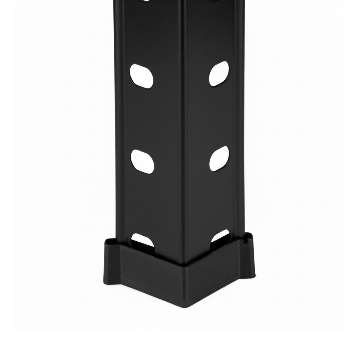 LAGERREGAL - Schwarz, Kunststoff/Metall (75/150/30cm) - Relaxdays