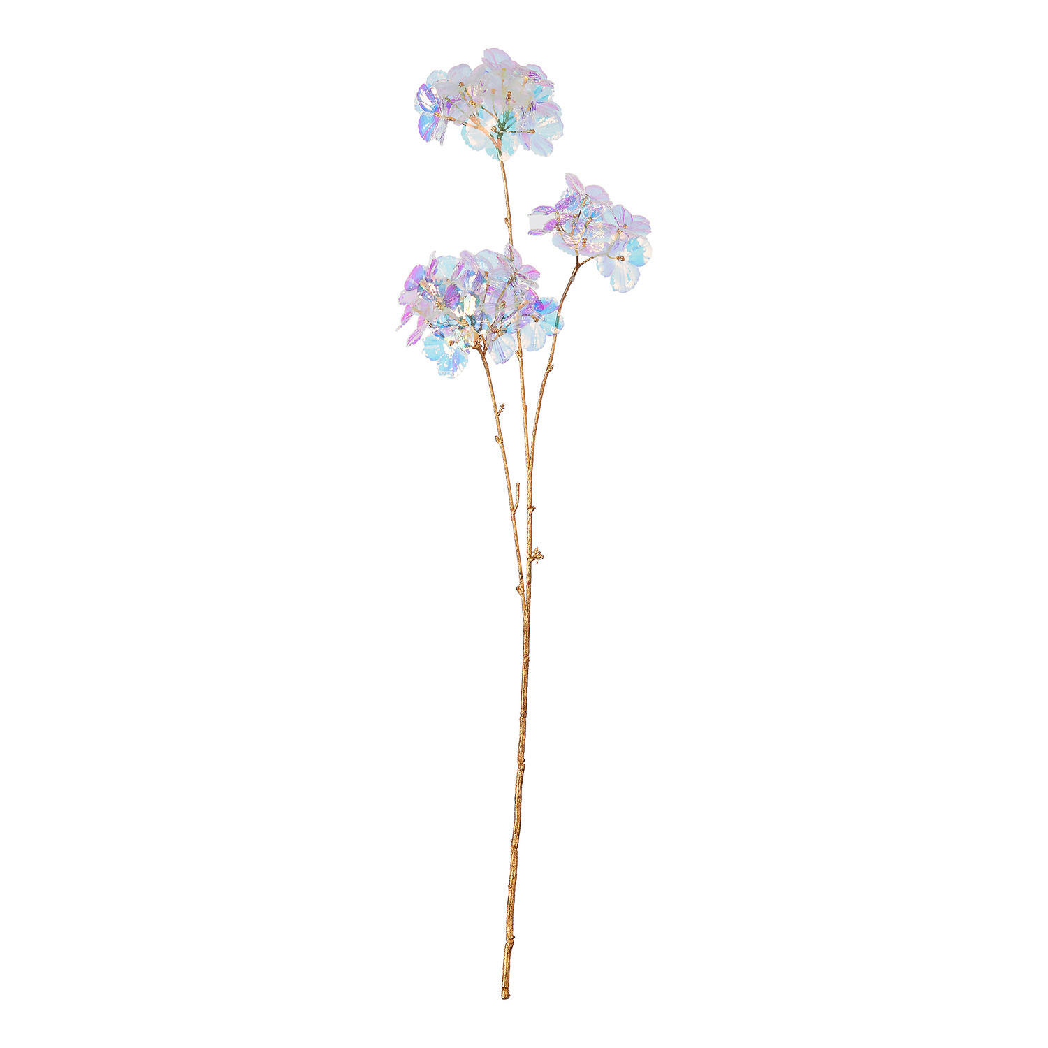 KUNSTBLUME Florista Hortensie - Transparent, Kunststoff (84cm) - Butlers