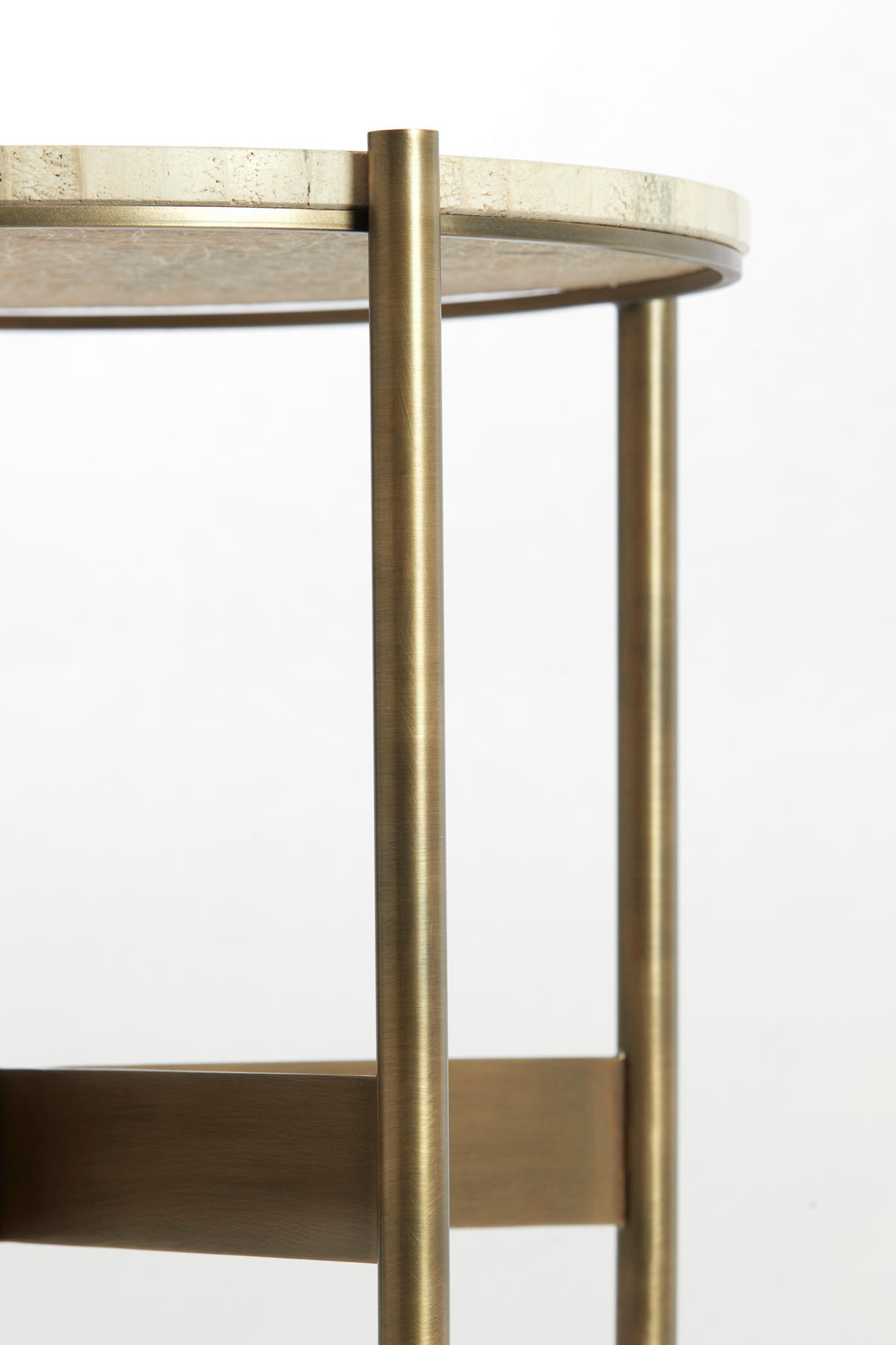 BEISTELLTISCH Macapa Weiß 47/47/45 cm - Weiß, Metall (47/47/45cm) - Light & Living