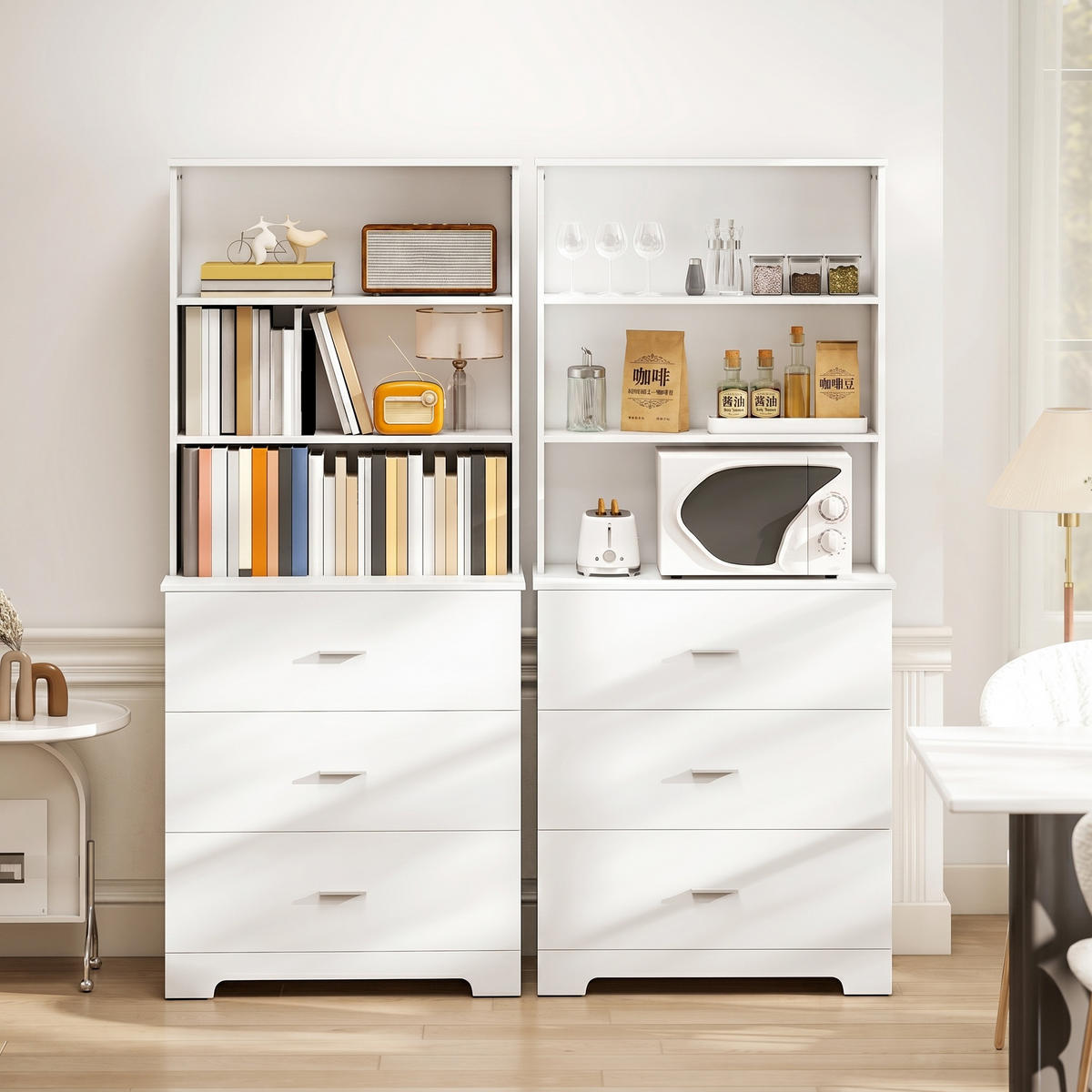 AKTENSCHRANK Weiß 79.0/39.5/180.0 cm - Weiß, Holzwerkstoff (39.5/180/79cm)