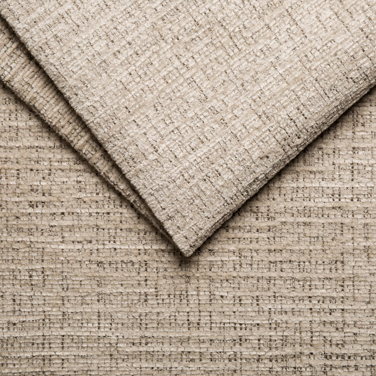 ECKSOFA CLOUDI 4-Sitzer rechts, beige - Beige/Schwarz, Holz/Textil (294/160cm) - Courtois Laville