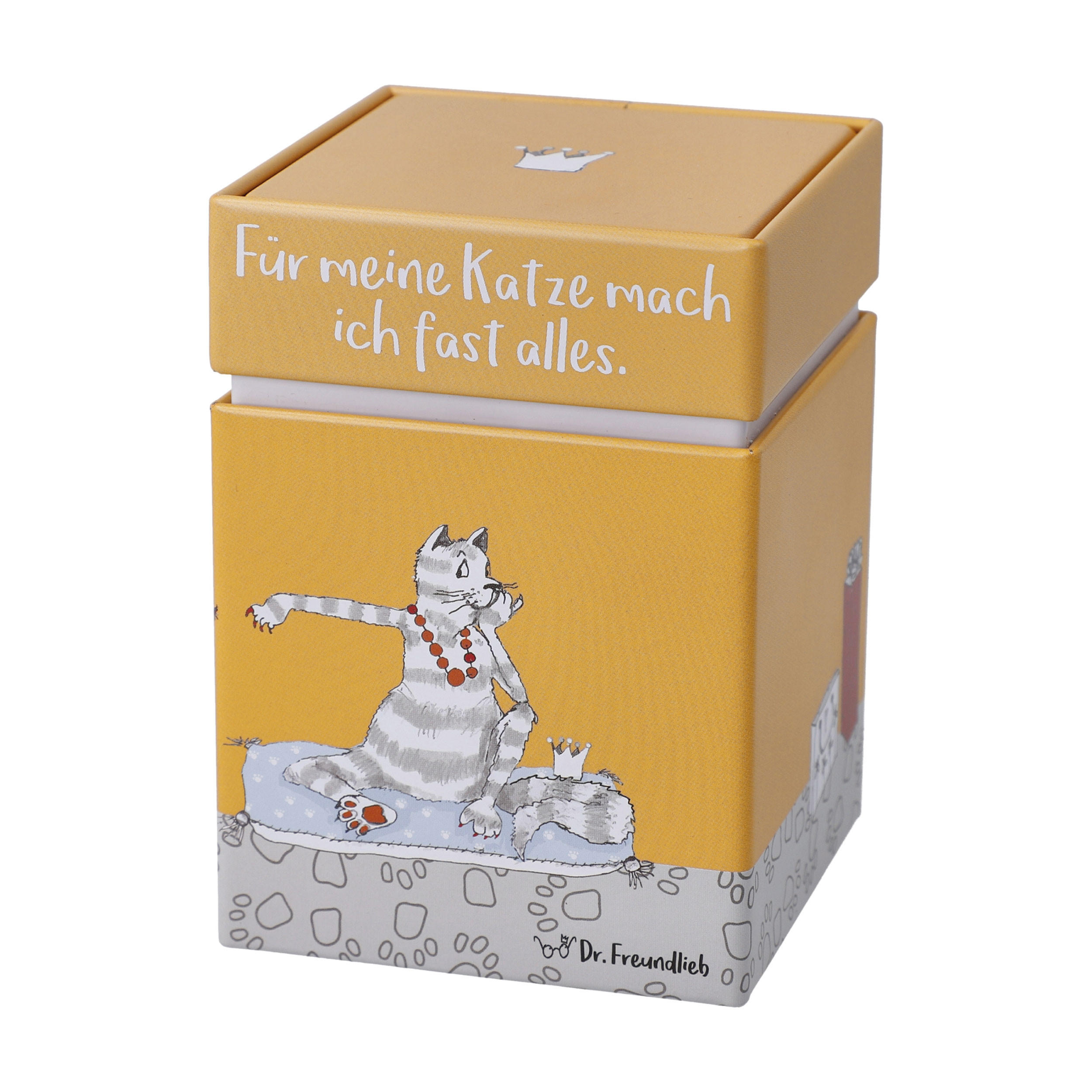 TEEDOSE Barbara Freundlieb - Für meine Katze, Metall, Bunt, 600 ml - Multicolor, Metall (7.5/11/7.5cm) - Goebel