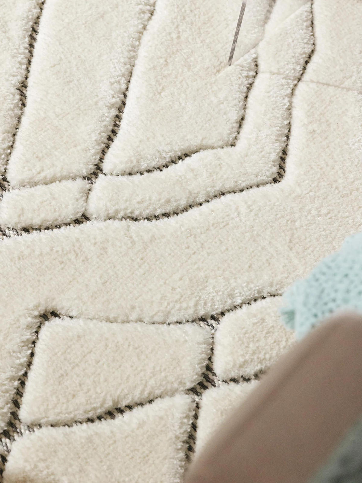 TEPPICH Elanie 160/230 cm - Creme/Grau, Kunststoff (160/230cm) - benuta Pop