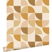 TAPETE Retro-Ornamente 50 x 900 cm - Braun, Papier (50/900cm) - ESTAhome