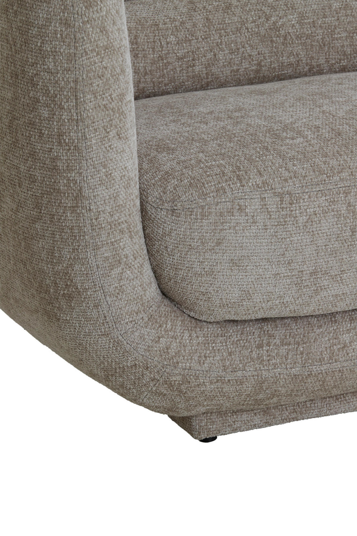 BANK Kialy Braun 237/96/75 cm - Braun, Holz (96/75/237cm) - Light & Living