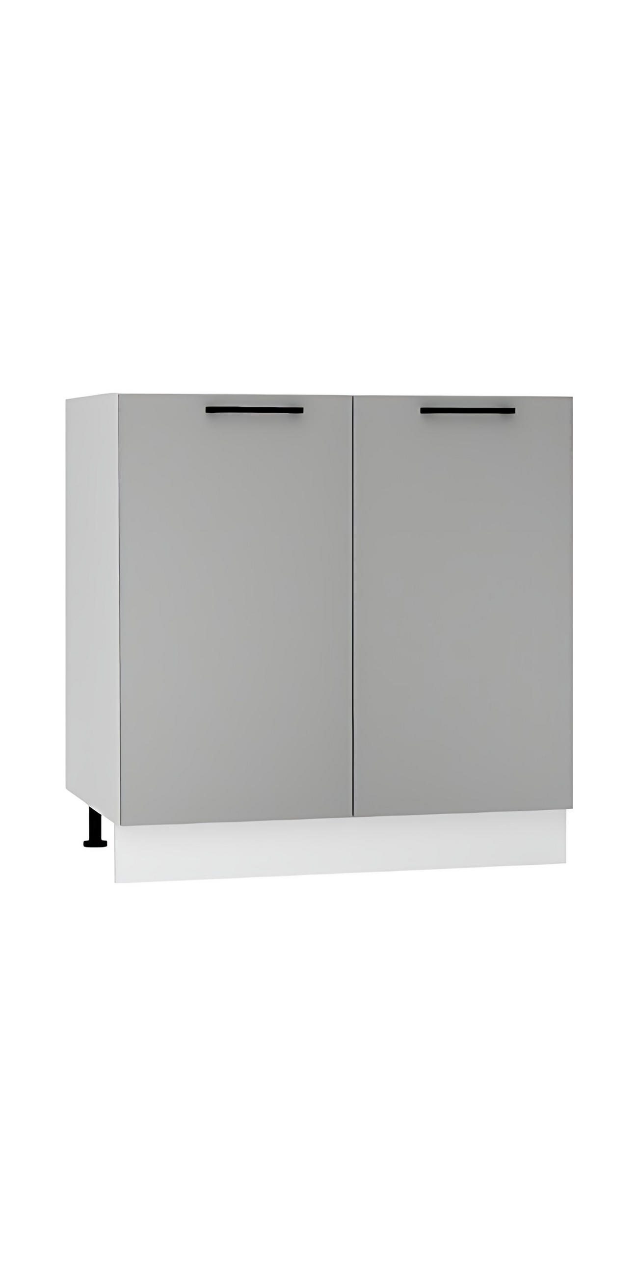 UNTERSCHRANK D80 - Morvex - Elegante Stauraum Idee - Grau, Holz/Metall (80/82/52.4cm) - ROYAL24_MARKT