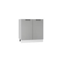 UNTERSCHRANK D80 - Morvex - Elegante Stauraum Idee - Grau, Holz/Metall (80/82/52.4cm) - ROYAL24_MARKT
