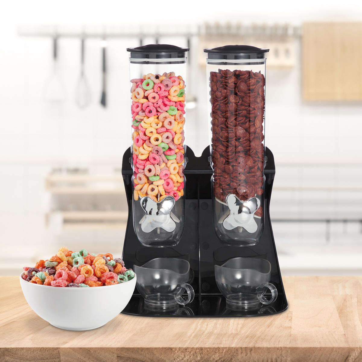 DÁVKOVAČ müsli - různobarevná, plast (28/41/14cm) - Relaxdays