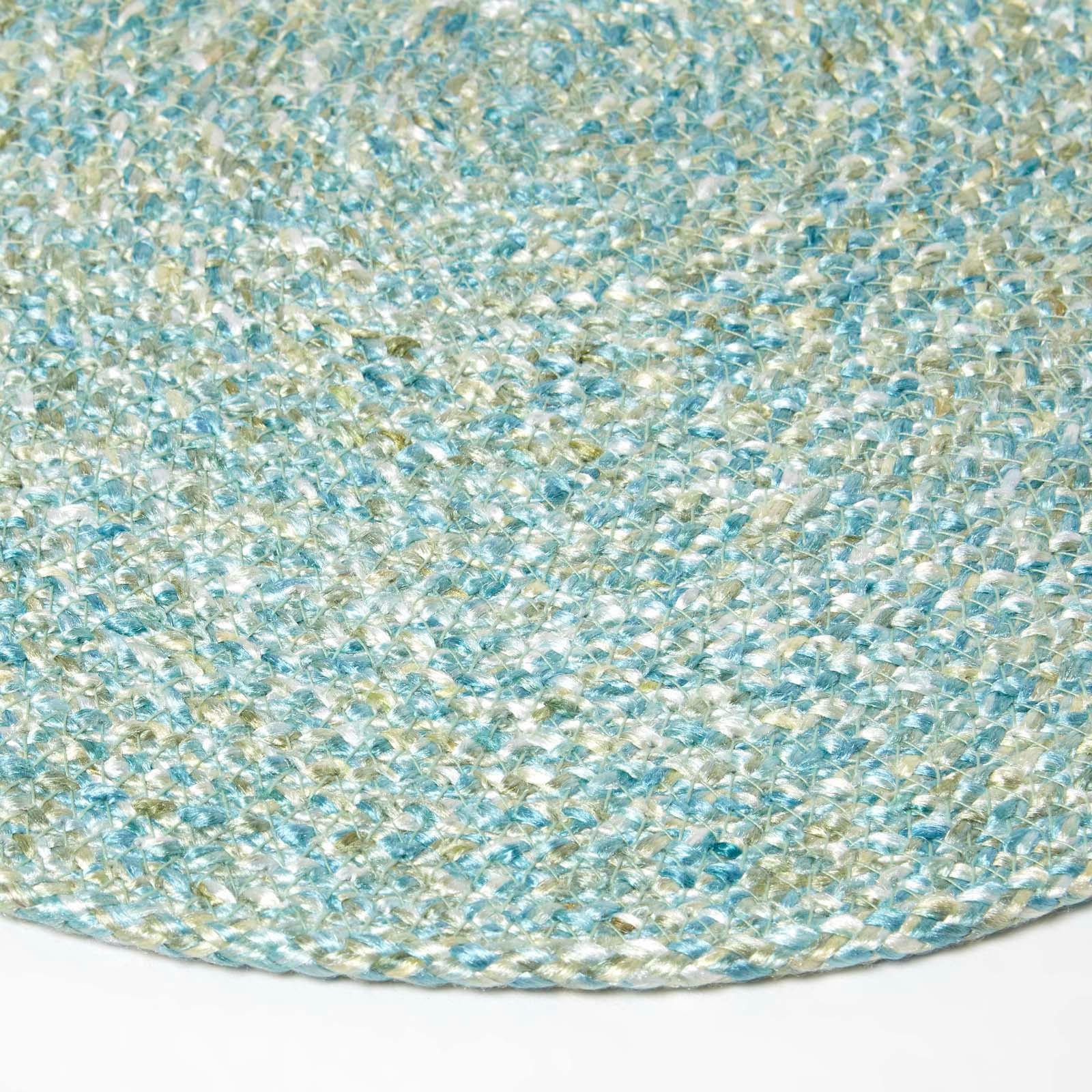 Thumbnail - Homescapes Tischset, Grün, Textil, Uni, Rund, 40x40 cm, Oeko-Tex®, Wohntextilien, Tischwäsche, Tischsets