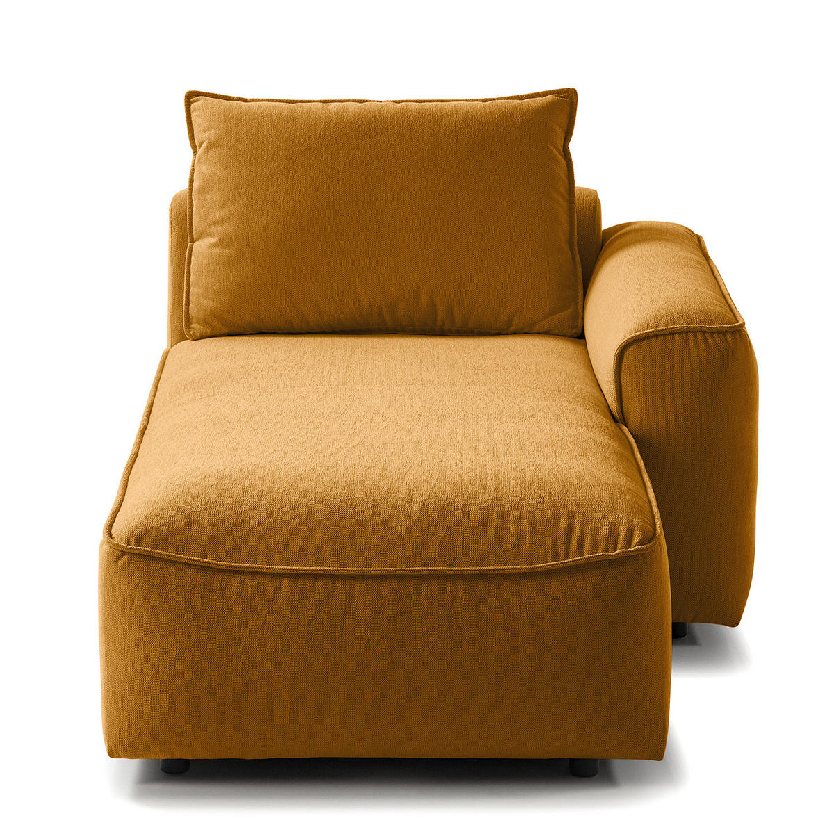 MODULLONGCHAIR - Orange, Holz/Textil (170/82/105cm) - home24
