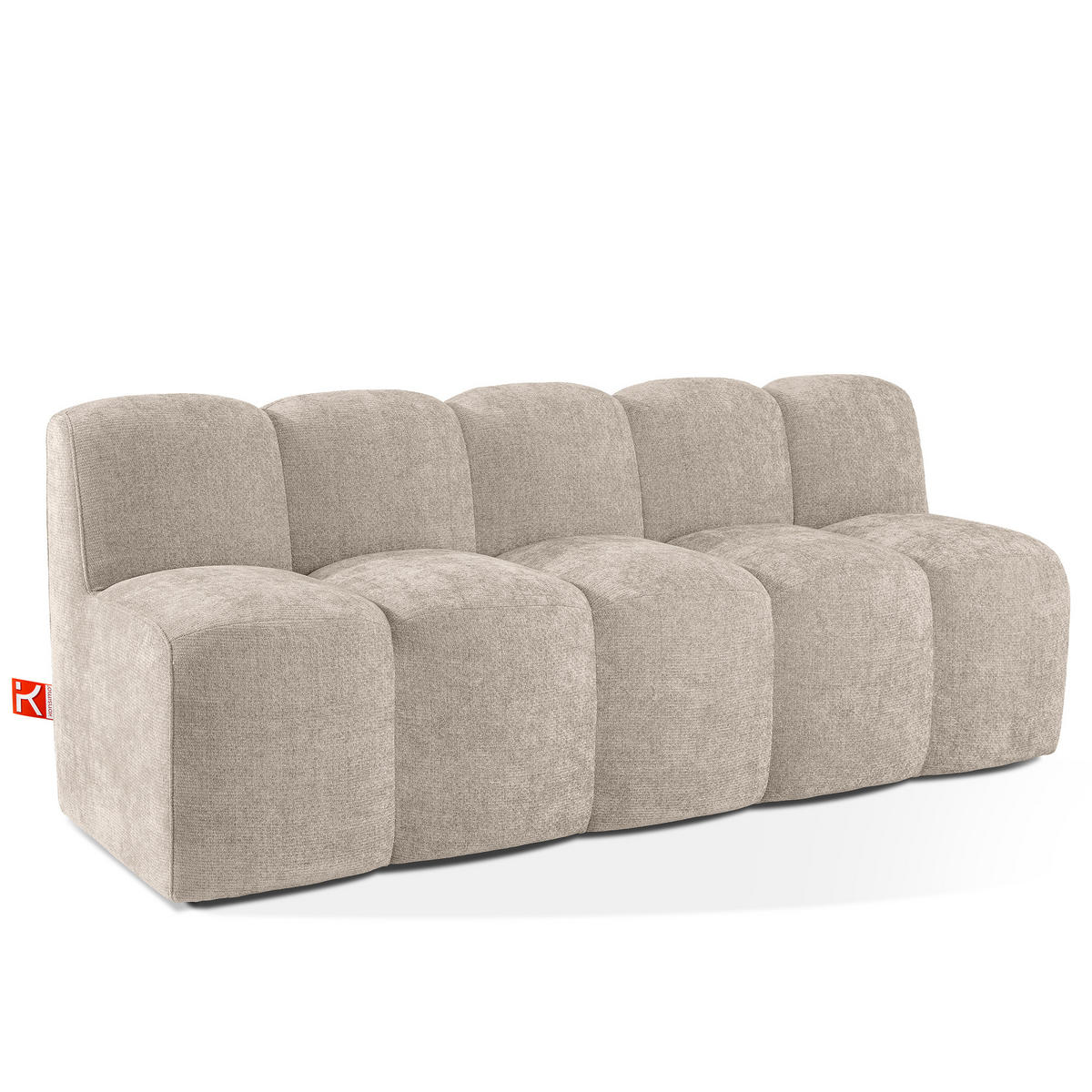 ESSZIMMERBANK BRESCO, Beige - Beige, Holz/Holzwerkstoff (203/80/72cm) - KONSIMO®