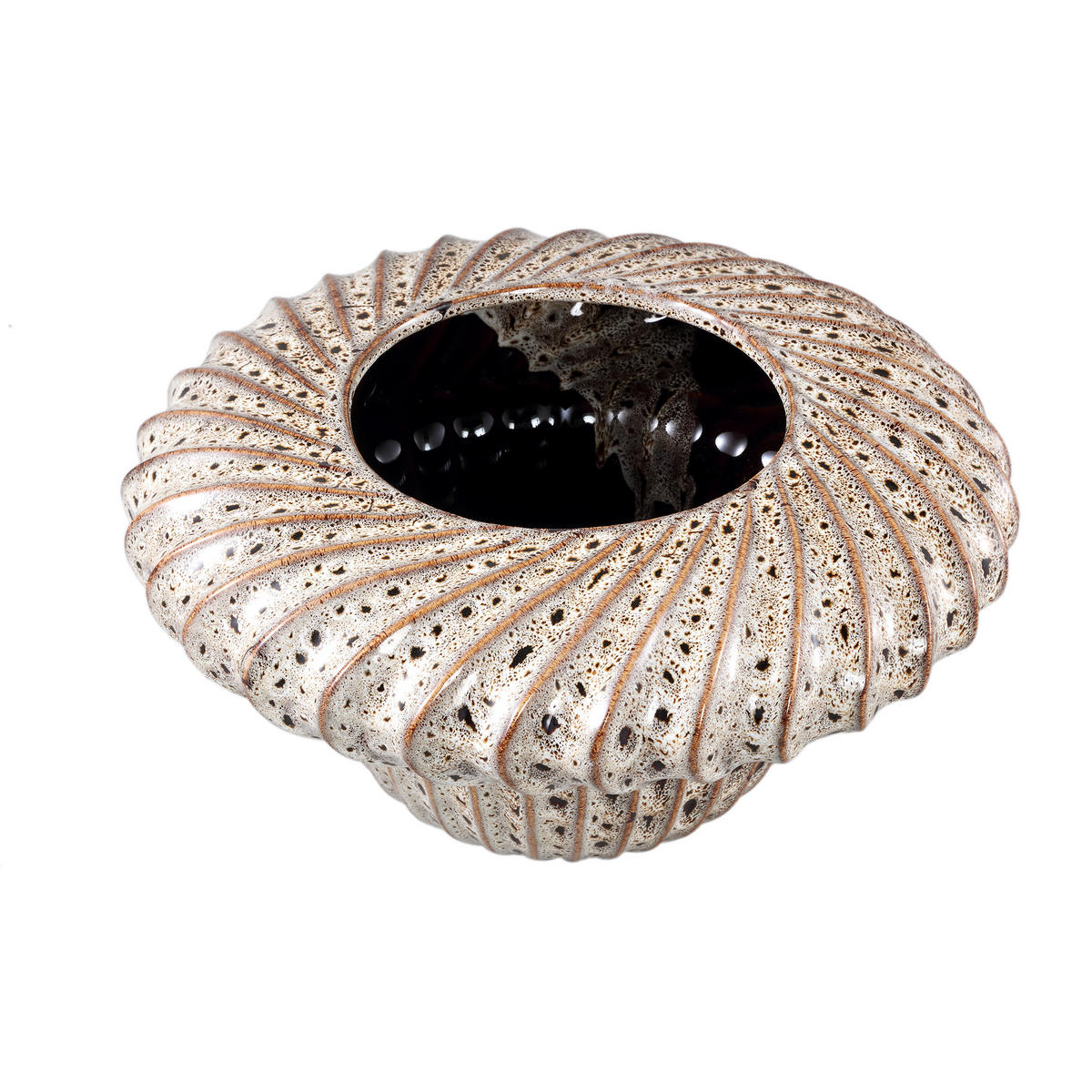 TOPF Sindi Braun 35/35/19.5cm - Braun, Keramik (19.5cm) - PTMD Collection