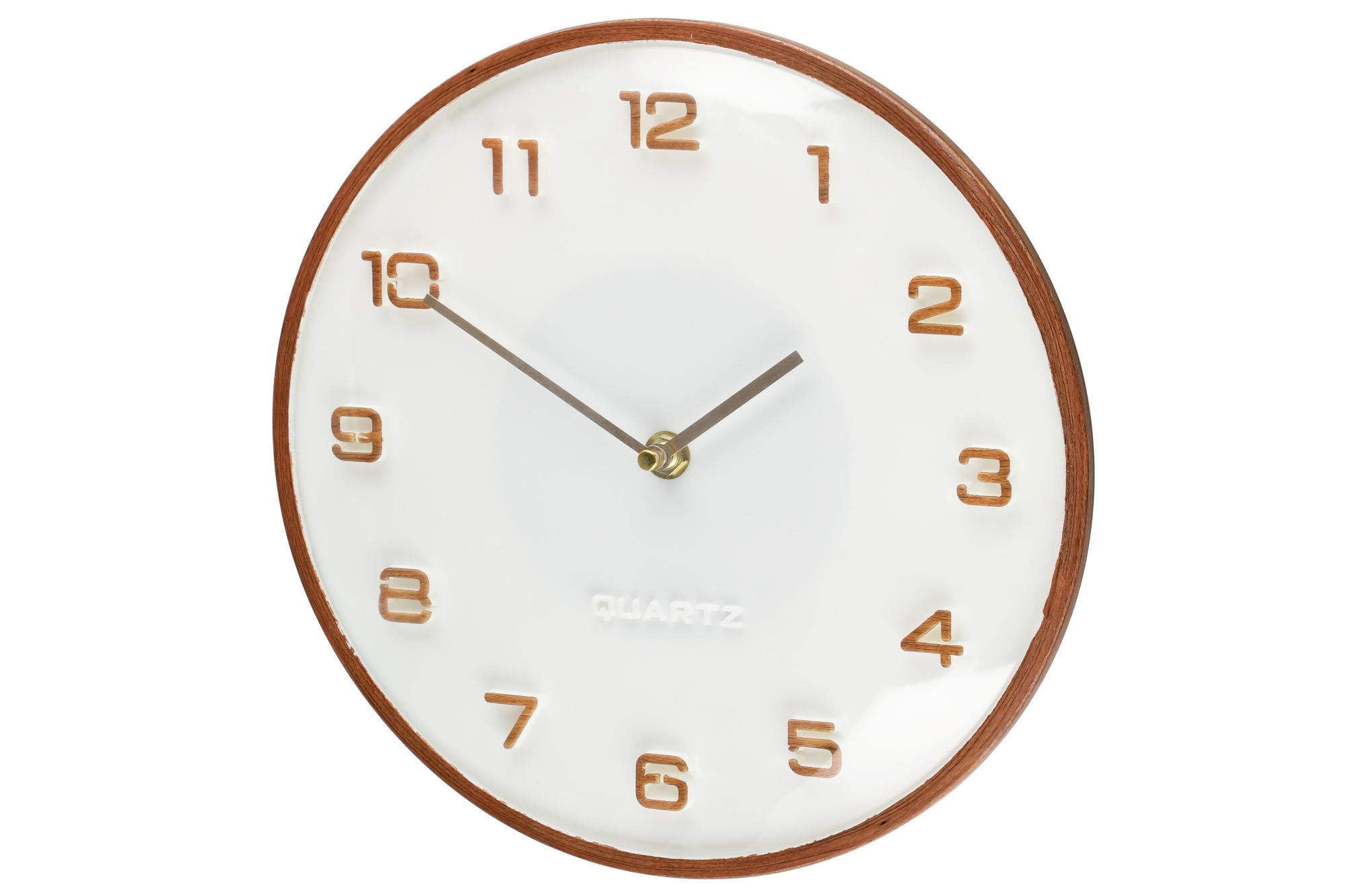 WANDUHR Caserta Ø 25 cm - Braun, Kunststoff (25/25/3cm)