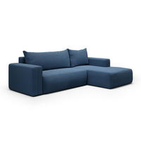 ECKSOFA Bliss 3 Sitzplätze Blau - Blau, Holz (268/163cm) - Petits-meubles