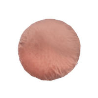 KISSENHÜLLE Rund Samt&Sonders altrosa 50 cm Ø - Altrosa, Textil (50/50cm) - beties Heimtextil