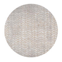 TEPPICH Central Yellow Mad Men 240/240 cm - Beige, Textil (240/240cm) - Louis De Poortere