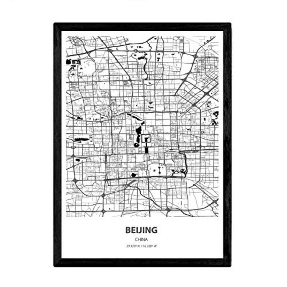 POSTER Peking - China A3 Rahmenlos - Klar, Papier (29.7/5/42cm) - Nacnic