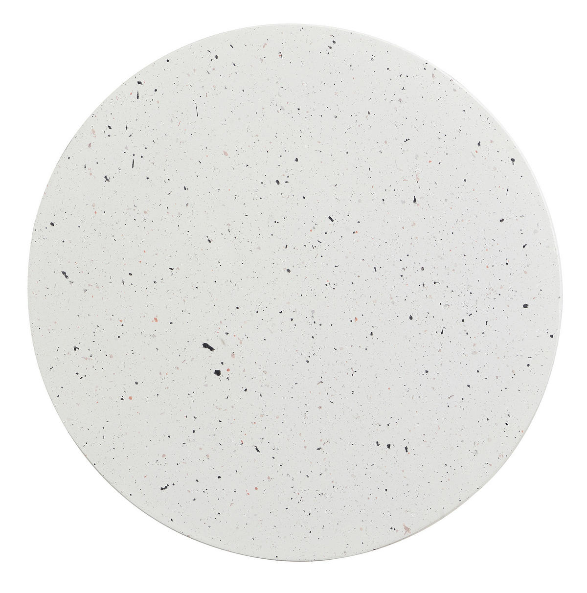 BEISTELLTISCH aus Magnesiumoxid 30x30x48 cm Weiß wasserfest, UV-beständig und montagefrei - Weiß, Metall (39.5/39.5/45.5cm) - Modfu