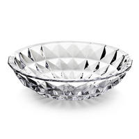 SCHALE Cristallo Transparent 32/32/9.5 cm Glas - Transparent, Glas (32/9.5cm) - Mondex