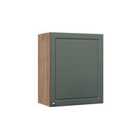 HÄNGESCHRANK Fame-Line, Grün-Gold Landhaus, 60 cm - Eichefarben/Grün, Holzwerkstoff (60/72/34.1cm) - Vicco