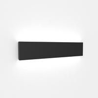 LED-WANDLEUCHTE Band L - Schwarz, Metall (50.4/11/3.6cm) - Lumicom