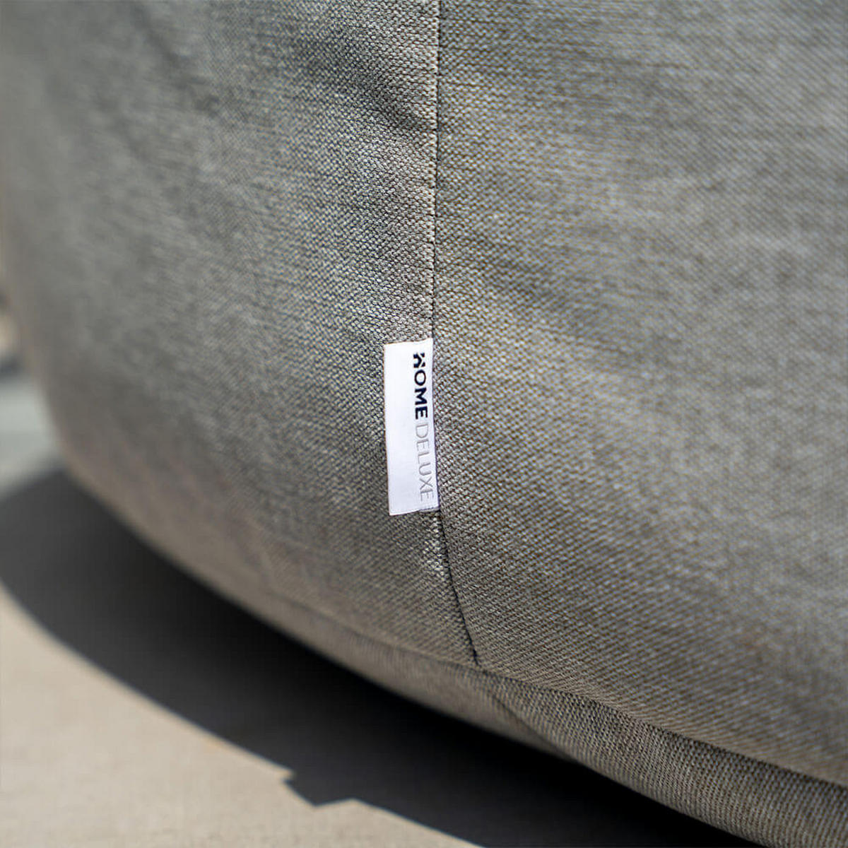 SITZSACK CLOUD - Hellgrau, Nur Hocker - Hellgrau, Kunststoff (70/40/70cm) - Home Deluxe